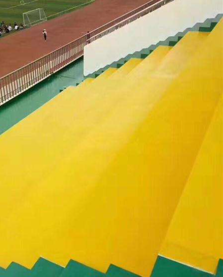浦江球场台阶翻新修补改造